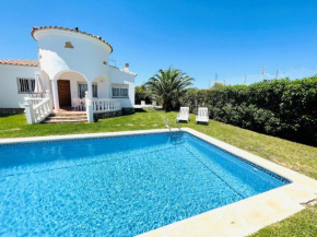 Villa en Ametlla de Mar para 8 con piscina privada, aire acondicionado y jardín a 4 km de la playa - HISP-217-50
